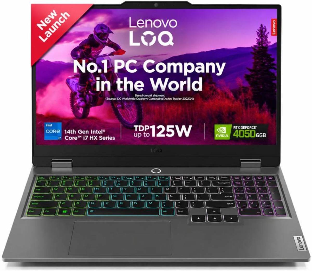 Lenovo LOQ Intel Core i7 14th Gen 14650HX - (16 GB/512 GB SSD/Windows 11 Home/6 GB Graphics/NVIDIA GeForce RTX 4050/144 Hz) LOQ 15IRX9 Gaming Laptop — photo 6