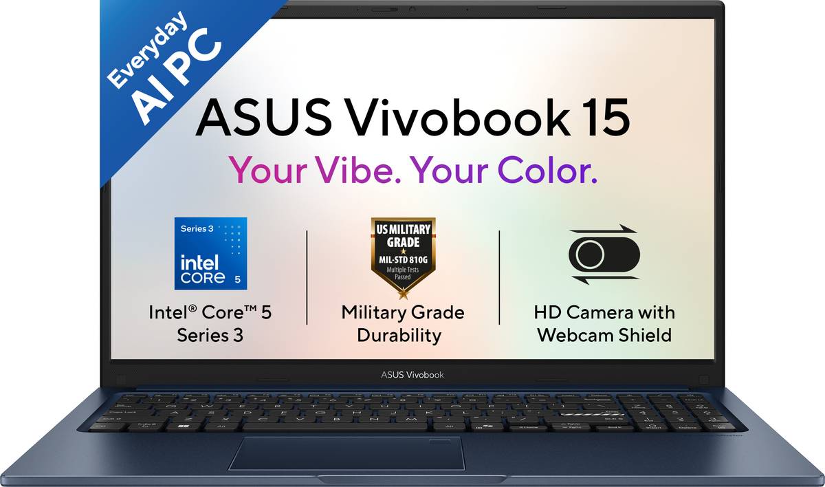ASUS Vivobook 15 (2026), AI PC with NPU up to 16TOPS, Intel Core 5 320 - (16 GB/512 GB SSD/Windows 11 Home) X1504MA-BQ126WS Thin and Light Laptop — photo 6
