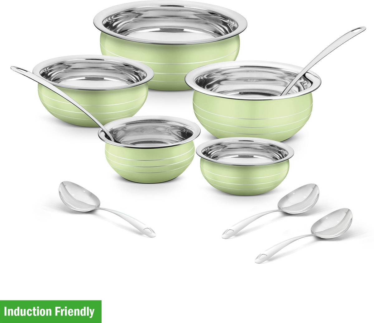 Classic Essentials Pista Handi/patila/bhagona/biryani cook & serve Induction Bottom Cookware Set — photo 6