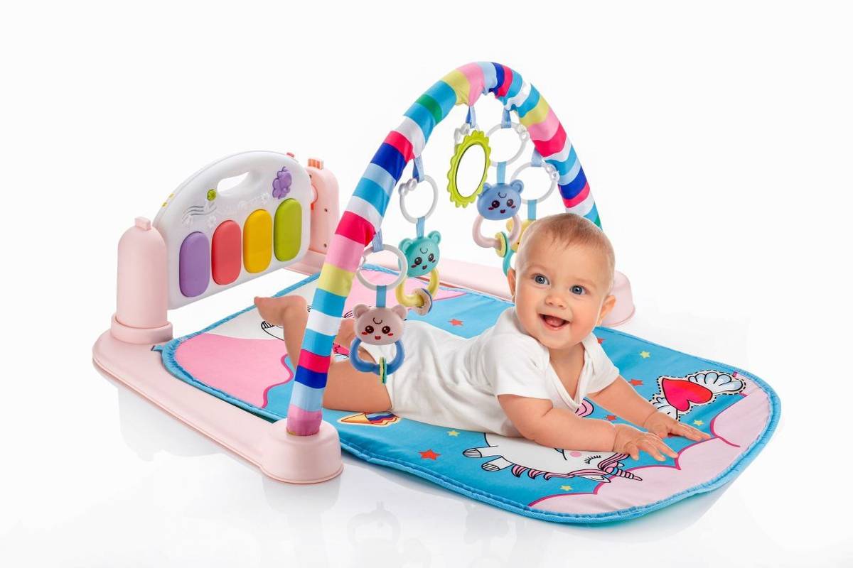 VIDGY 5 in 1 Indian Musical Keyboard Mat Baby Piano Gym Mat Gym & Fitness Rack — photo 4