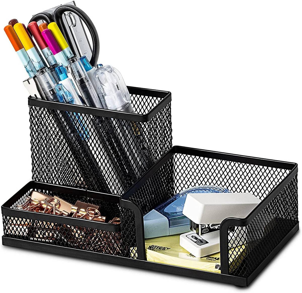 SIMESTICH 3 Compartments metal Desk Supplies Organisers — photo 6