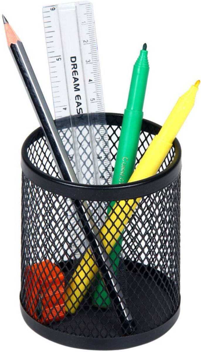1 Compartments Metal Pen Stand — photo 4