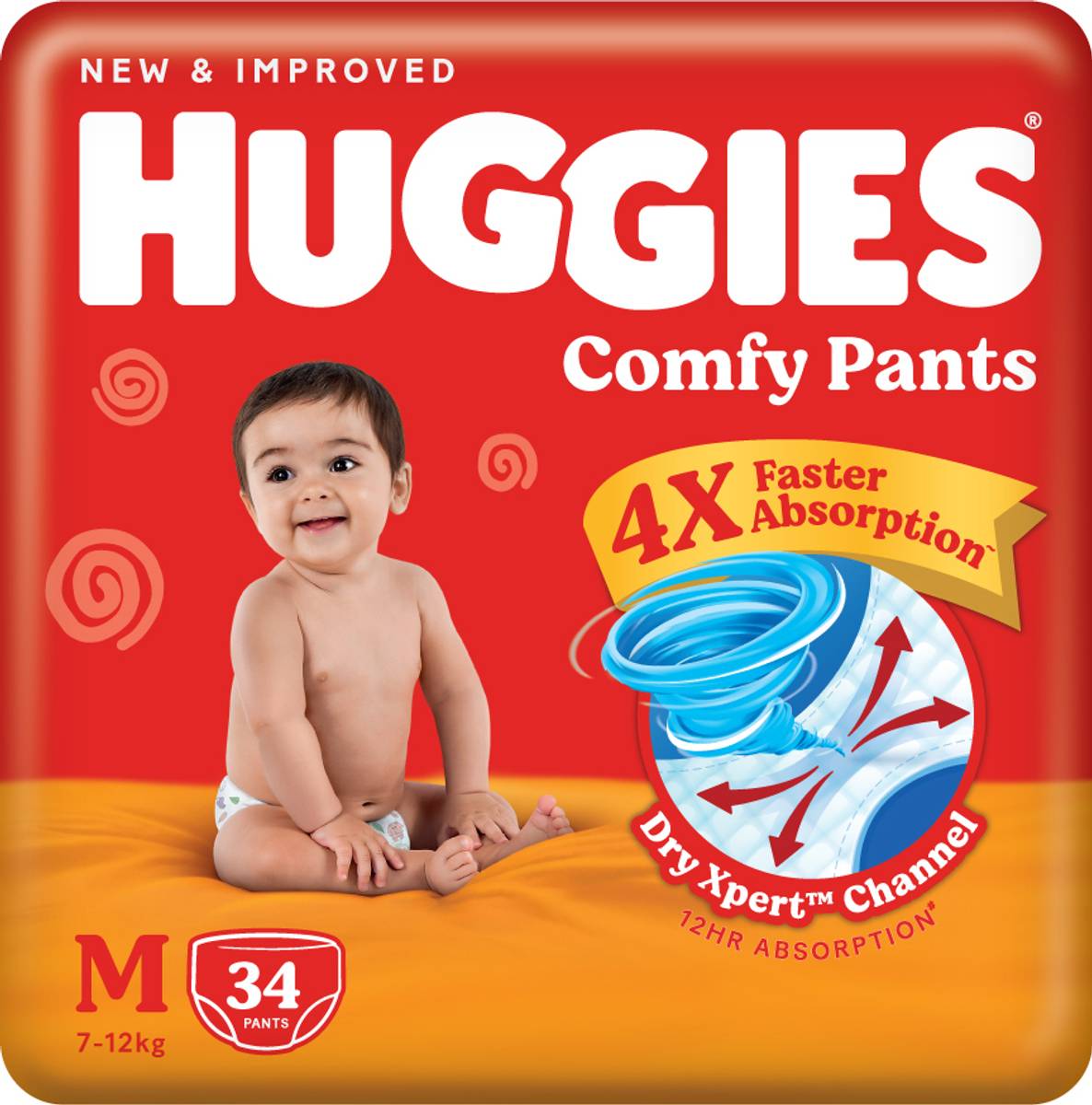 Huggies Comfy Baby Pant Diapers - M — photo 6