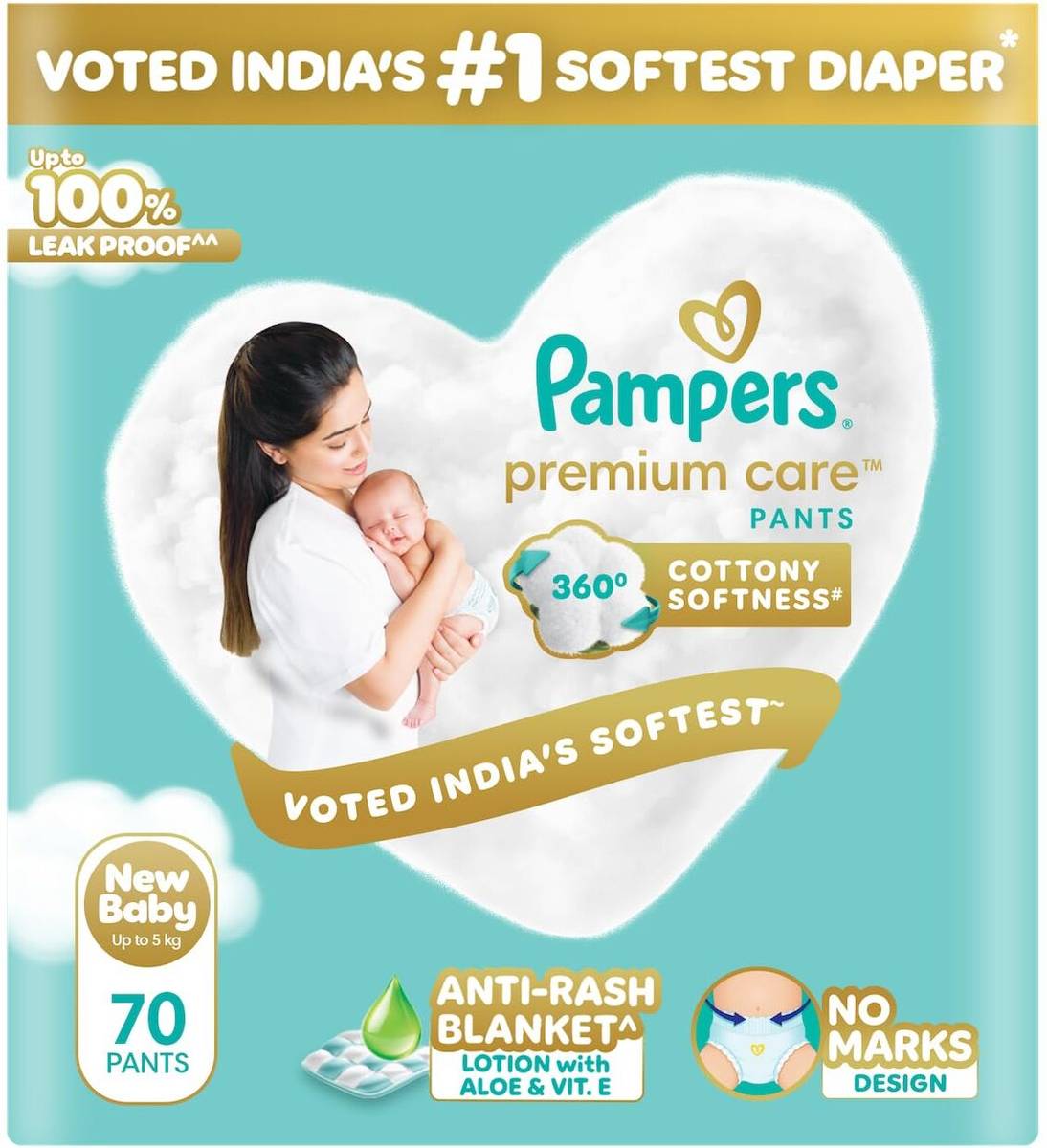 Pampers Premium Care Pant Diapers - New Born — photo 6