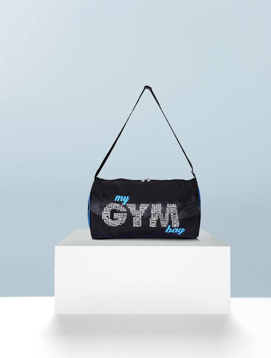 sport bag for gym and travel sports SKY BAG (Black, Kit Bag) Gym Duffel Bag — photo 5