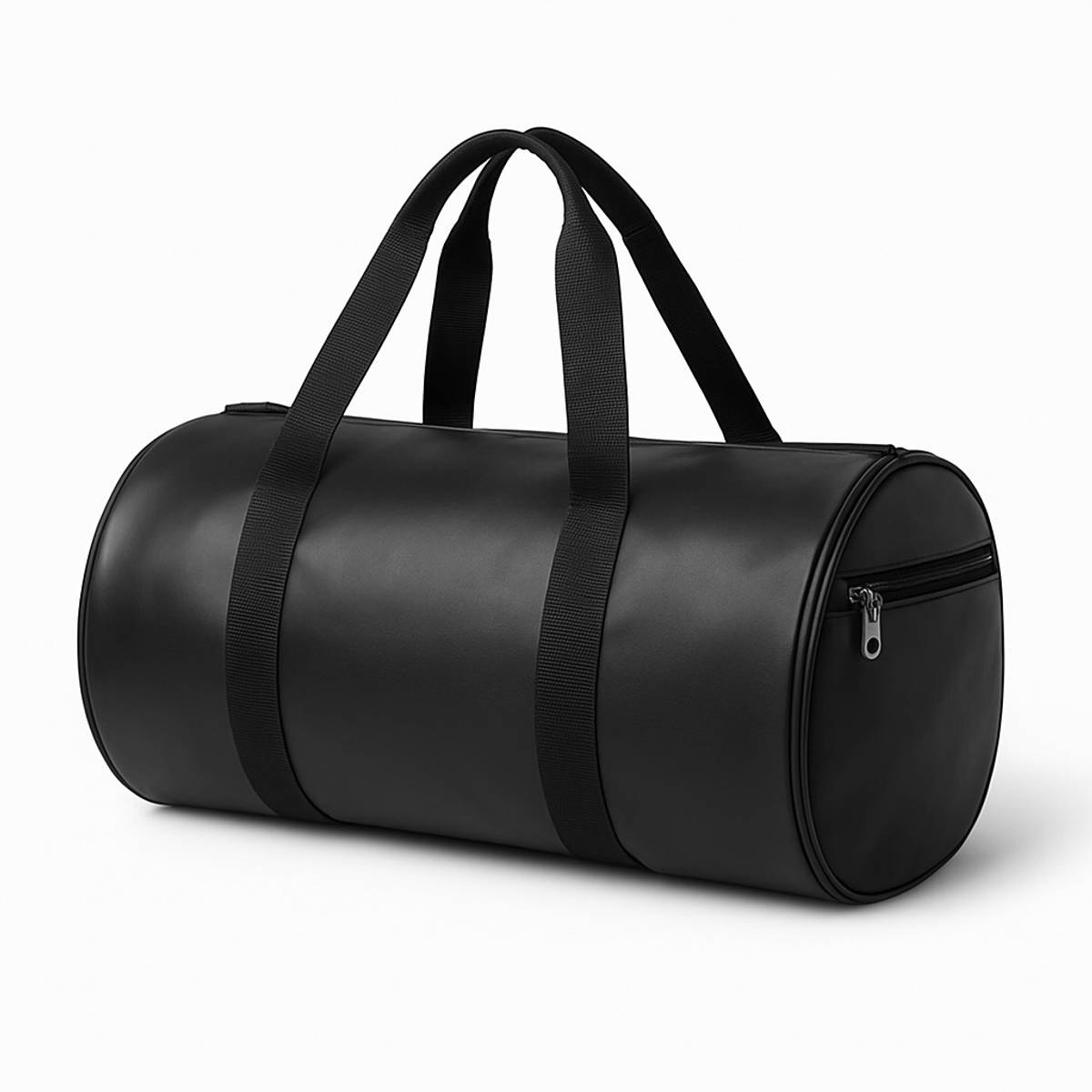 (Expandable) Classic Cylindrical Gym Duffel bag (Black kit bag)) — photo 6