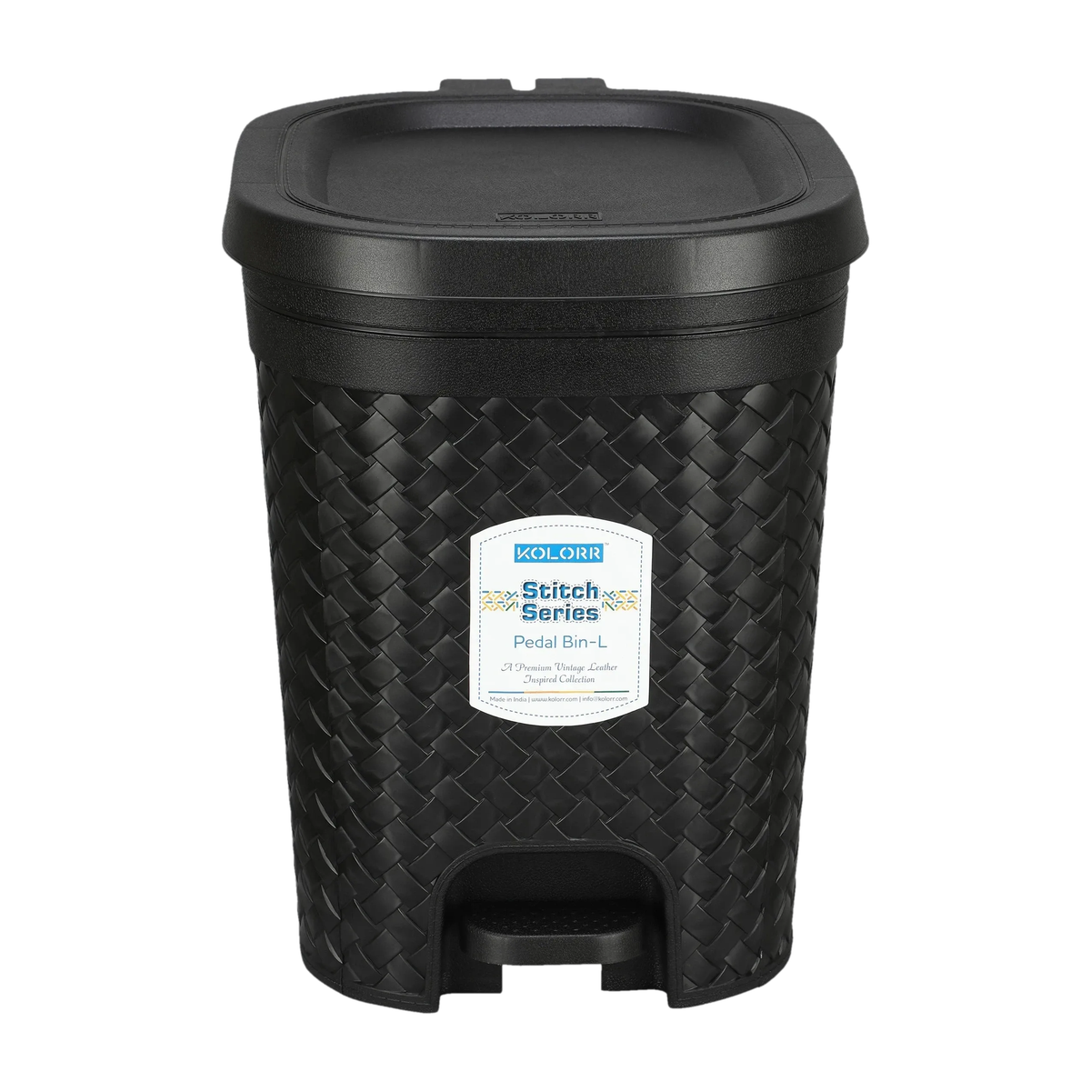 KOLORR Stitch 15L Pedal Dustbin Trash Can/Garbage Waste Bin with Lid for Home, Kitchen Plastic Dustbin — photo 6