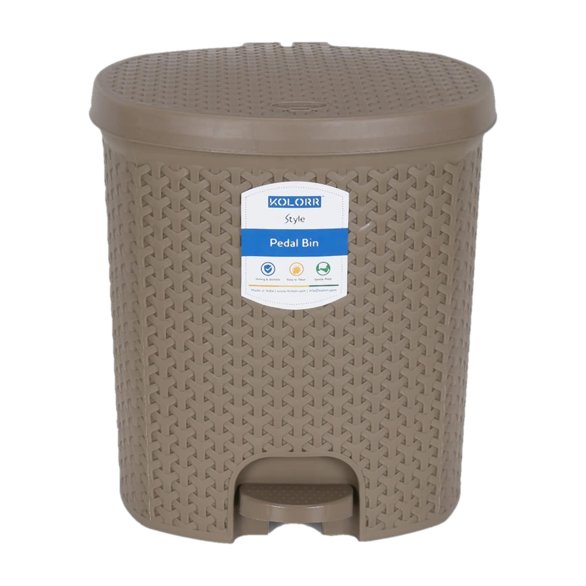 KOLORR Magnum 6L Pedal Dustbin /Trash Can/Garbage Waste Bin with Lid for Home, Kitchen Plastic Dustbin — photo 6