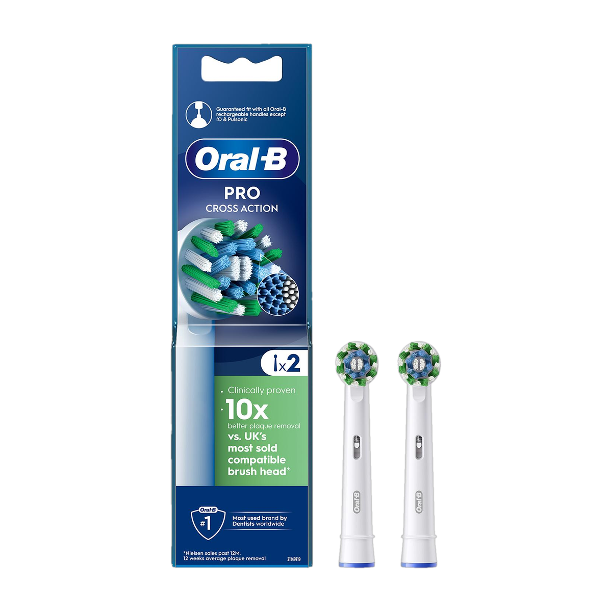 Oral-B Cross Action, Soft Refill Brush Heads (For Vitality/Pro/Smart Series), Electric Toothbrush — photo 6