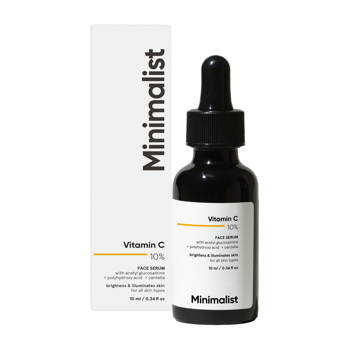 Minimalist 10% Vitamin C Face Serum for Men & Women | Skin Brightening, Glow & UV Damage Repair | Stable Vitamin C Skincare — photo 5