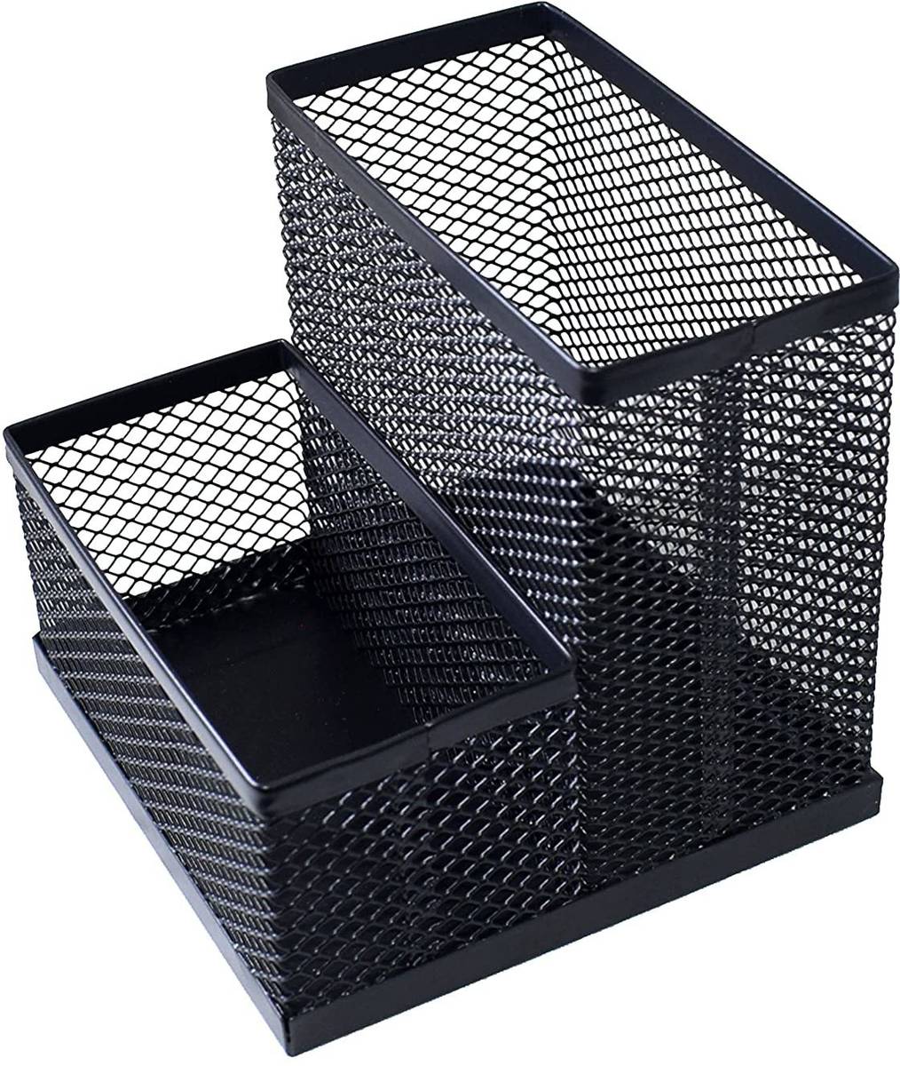 2 Compartments Metal Pen Holder — photo 5