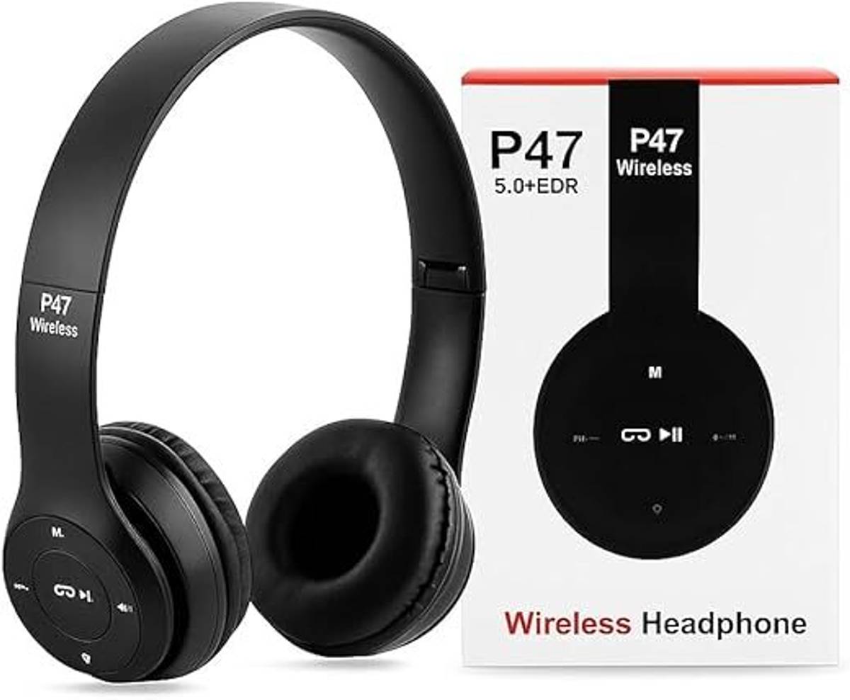 Wireless Bluetooth Headphones with Mic | 40H Battery with Deep Bass Bluetooth — photo 6