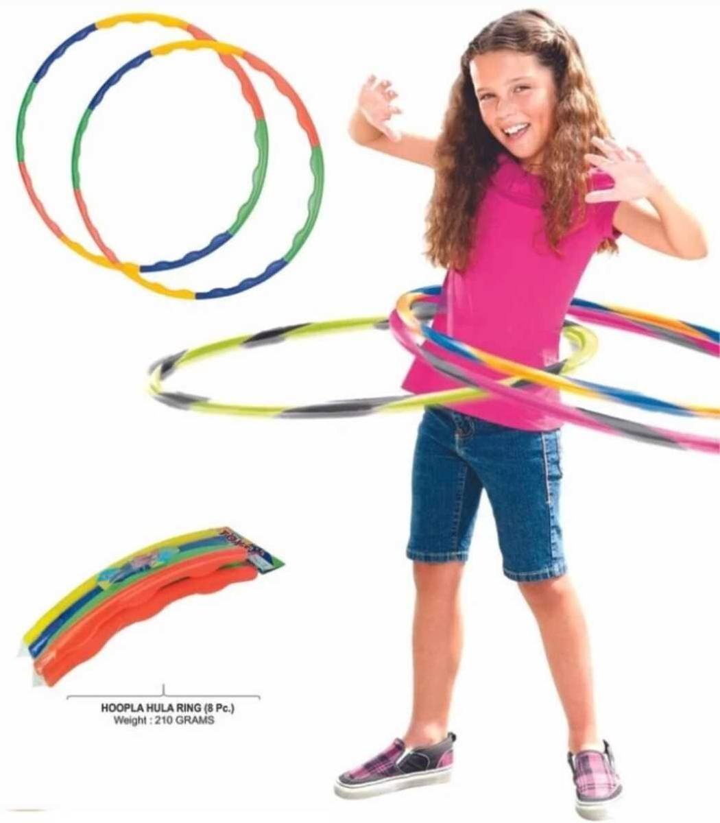 little toys Hula Hoop Ring of 8 Pcs For Kids, for Exercise & Dance Hula Hoop Game(70 cm) Hula Hoop — photo 6