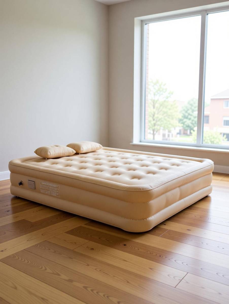 Comfortable Air Bed Mattress Leatherette 1 Seater Inflatable Sofa — photo 5