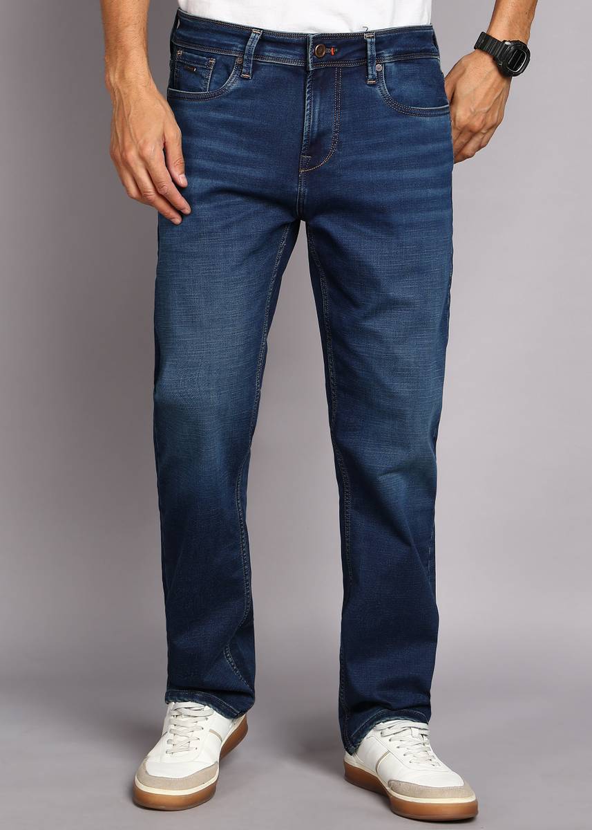 KILLER Straight Fit Men Dark Blue Jeans — photo 6