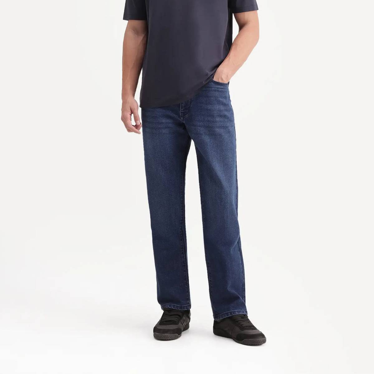 Regular Men Blue Jeans — photo 6