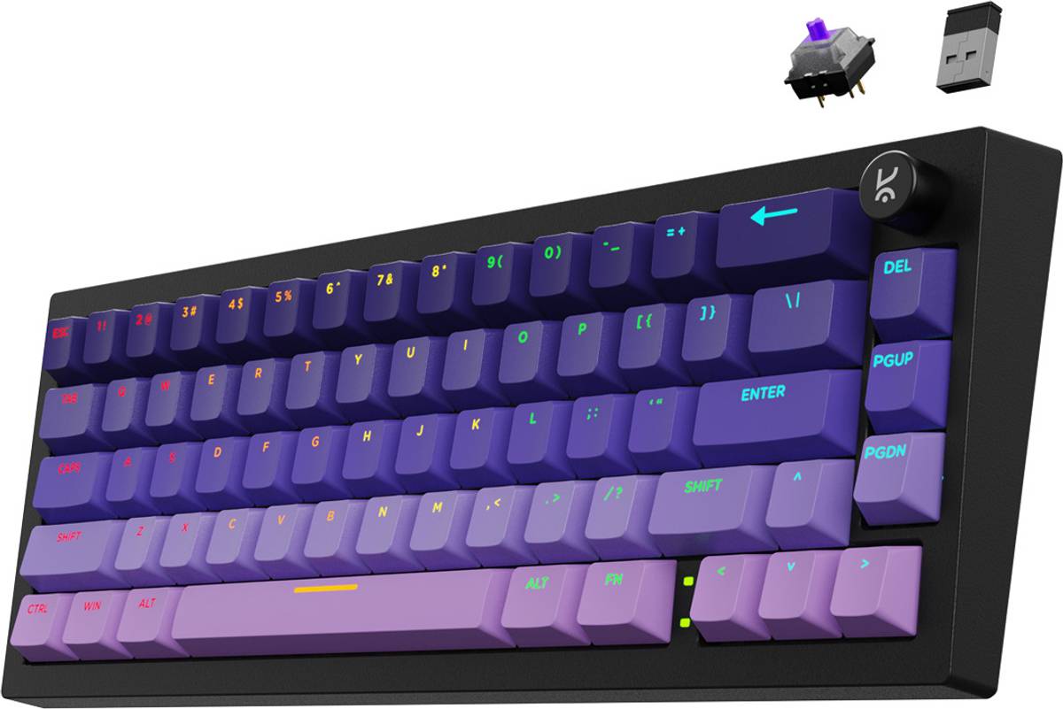 Kreo Swarm 65 RGB Mechanical Wireless Laptop-size Gaming Keyboard Compatible with Desktop, Laptop, Mac — photo 3