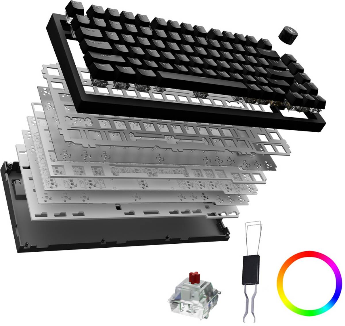 Kreo Swarm 75 Wireless Tenkeyless Gaming Keyboard Compatible with Desktop, Laptop, Mac — photo 6