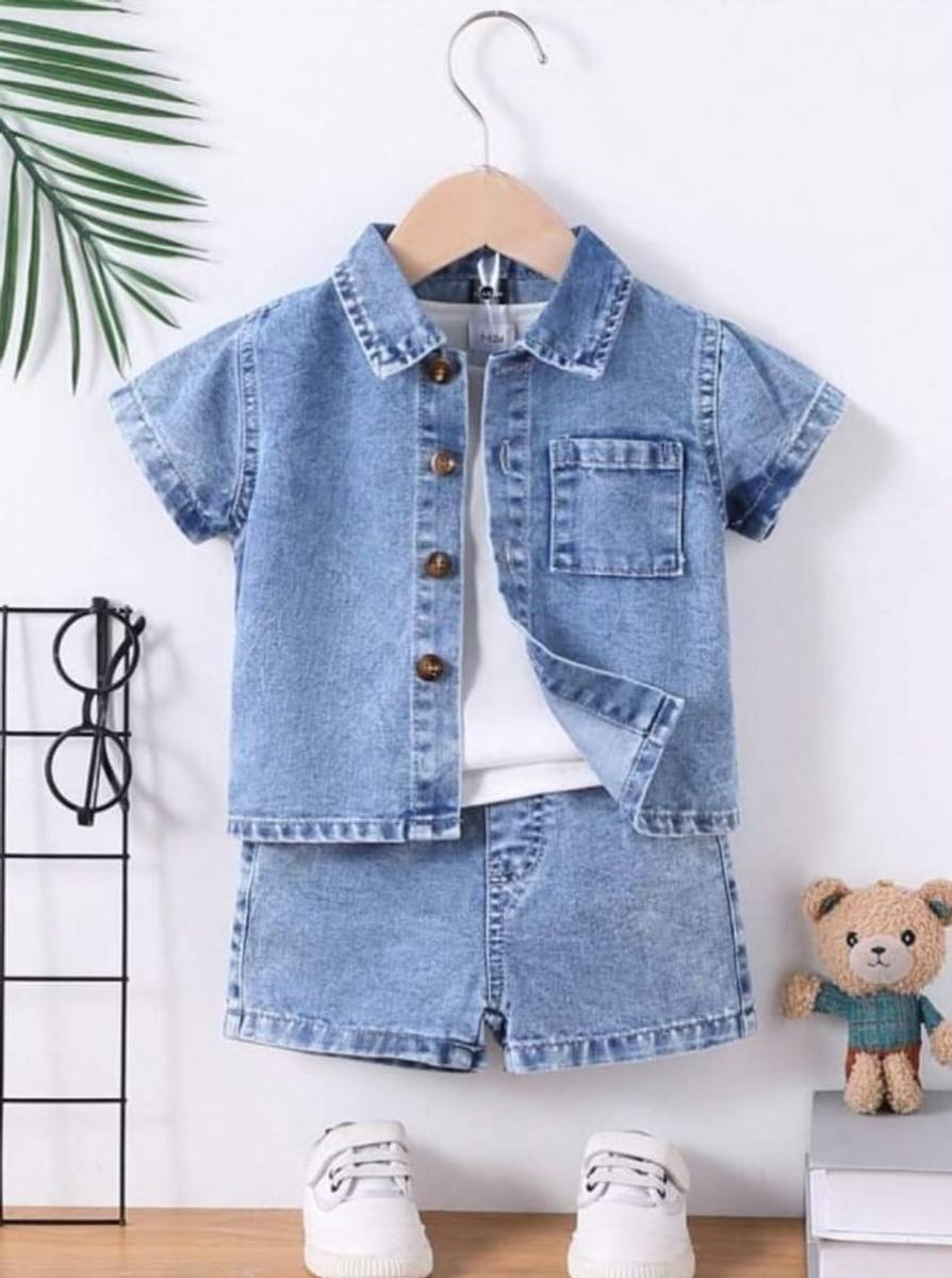 ELPIXIE FASHION Boys Casual Shirt Shorts — photo 6