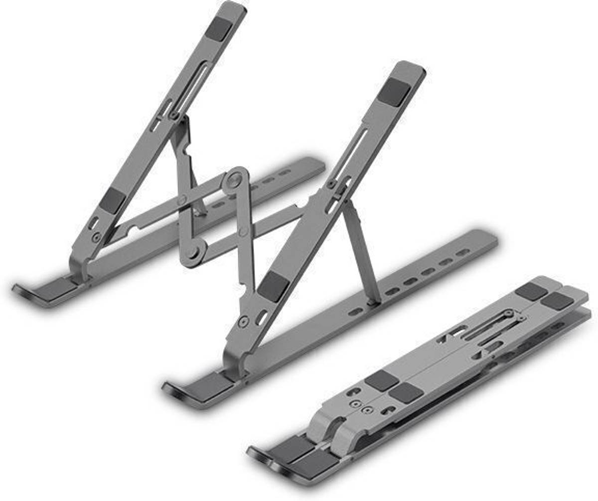 ZEBRONICS ZEB-NS2000 ZEB-NS2000 Aluminium Laptop Stand with Adjustable Height with Rubber Pads and 6 Adjustable Levels- Compatible with 40 - 44cm Laptops — photo 6