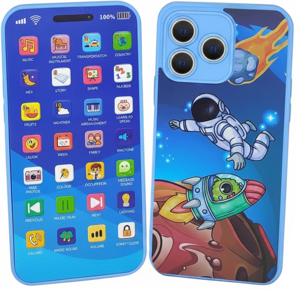 latex Kids Educational Toy Phone with Music Function — photo 6