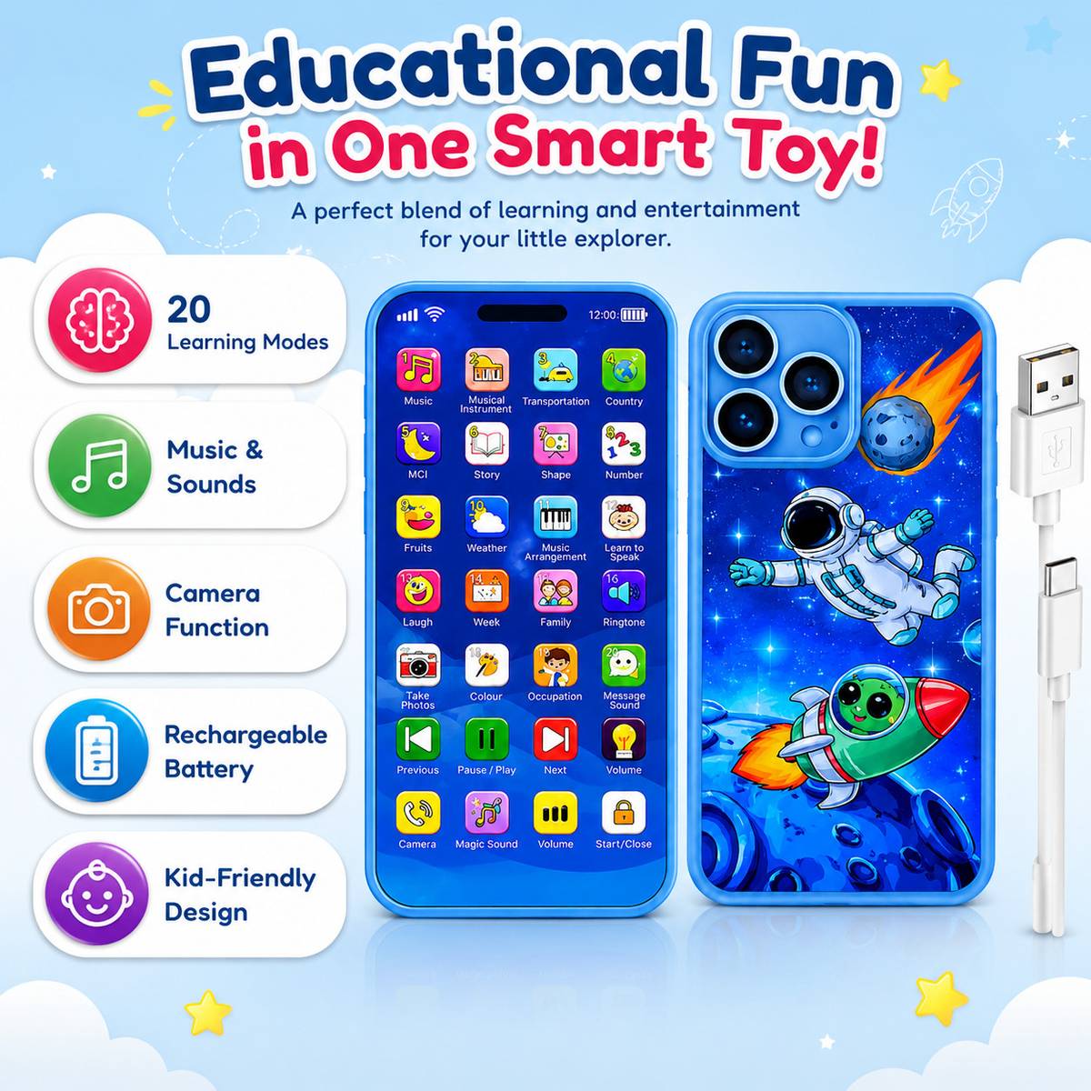 SKITISK Learning Mobbile Toy — photo 6