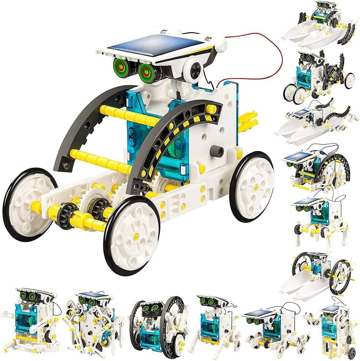 Galactic 13-in-1 Solar Power Robots Creation Toy, Educational Experiment DIY Robotics Kit, Science Toy Solar Powered Building Robotic Set Age 8-16 for Boys Girls Kids Teens to Build (Solar Robot) — photo 6