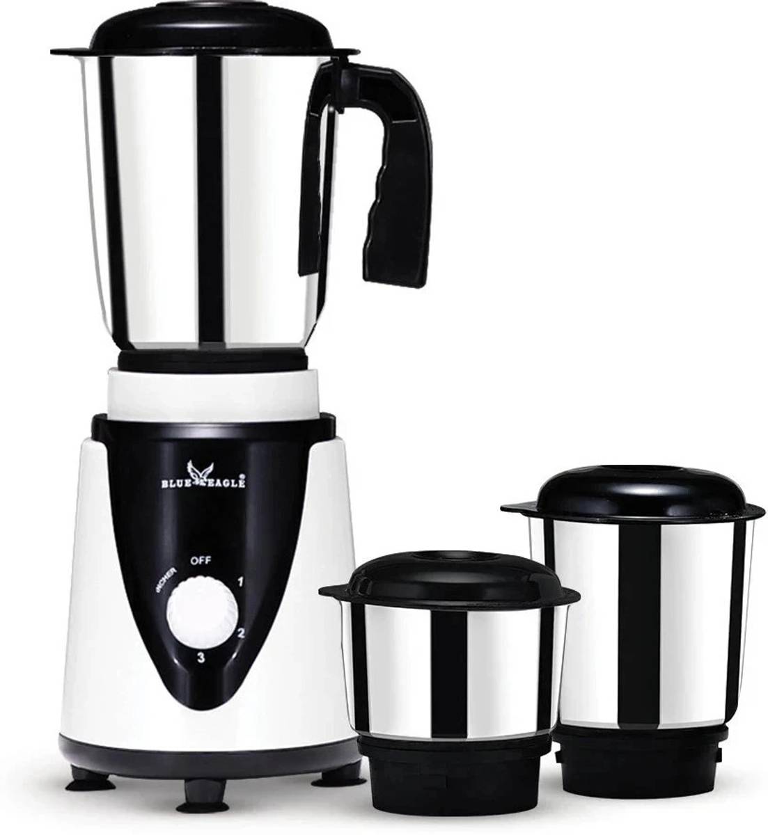 Blue eagle 1.2ml Liquidizing ,0.8ml Multi,0.4ml Chutney Jar, 500 W Juicer Mixer Grinder — photo 6
