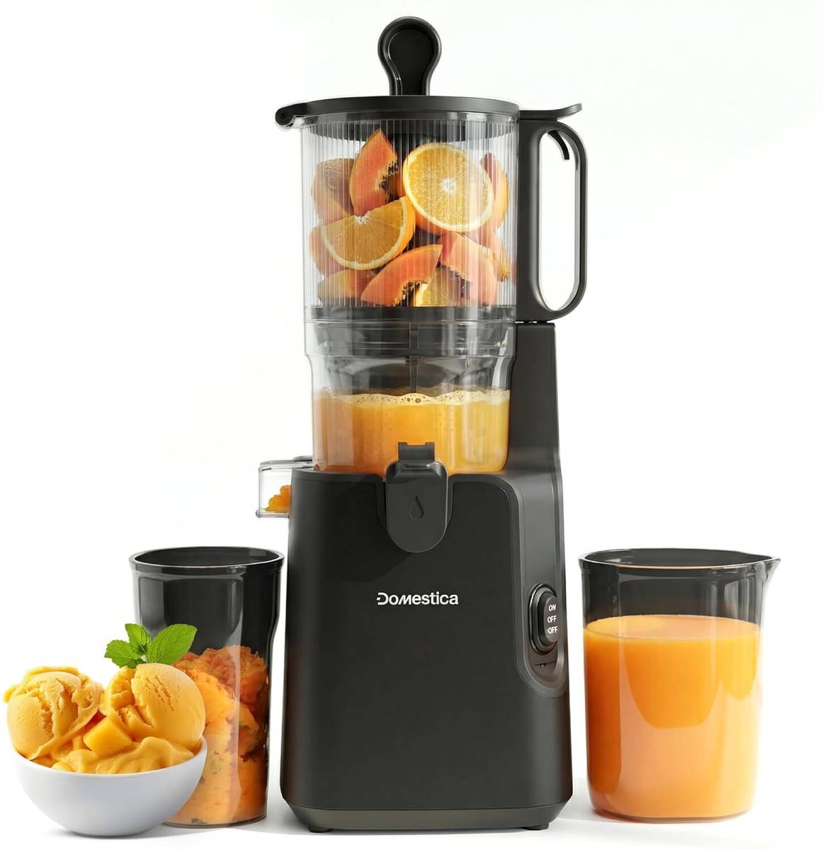 Domestica Dripdrop Pro Cold Press Juicer for Home |Slow Juicer for Fruits with BLDC Motor 1200 W Juicer Mixer Grinder — photo 6
