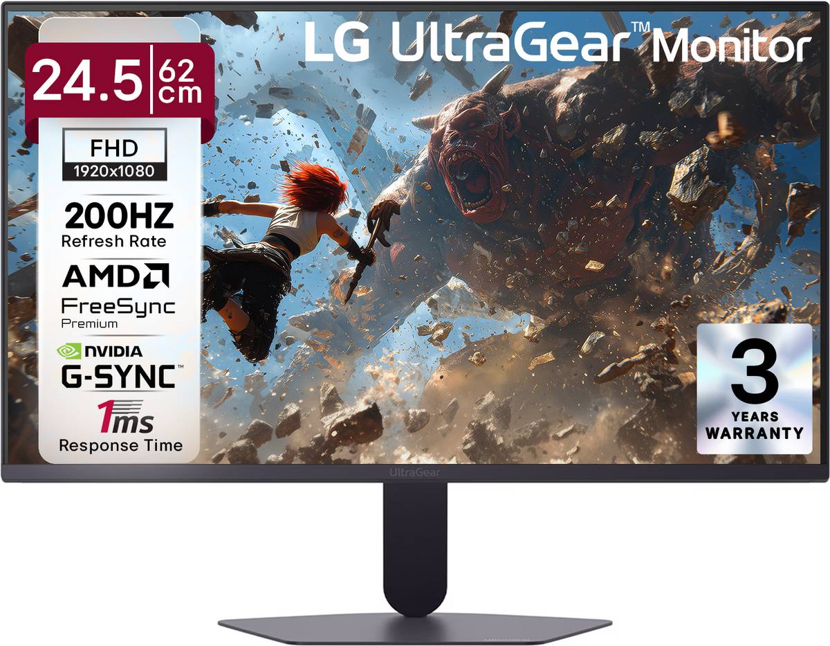 LG UltraGear 62.0 cm (25 inches) Full HD LED Backlit IPS Panel Gaming Monitor (25G523B-B) — photo 6