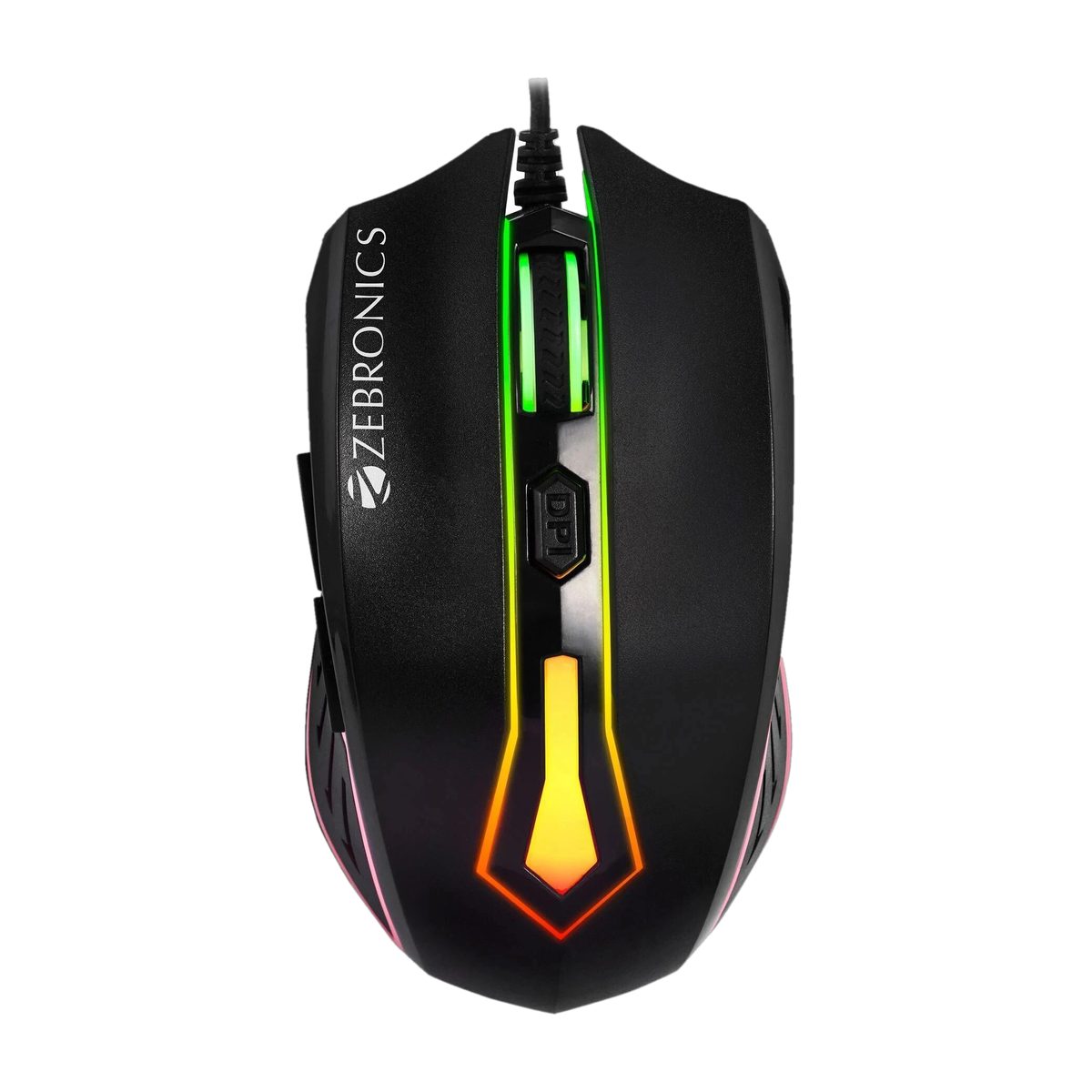 ZEBRONICS Zeb - SNIPER Wired Ambidextrous Optical  Gaming Mouse High Precision, 2400DPI, 6 Buttons, RGB Light, Weight Plug & Play — photo 6