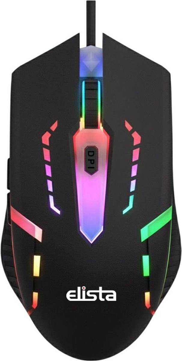 ELS WM504 ( RGB Mouse) DPI upto 1200 Wired Ambidextrous Optical Mouse — photo 6
