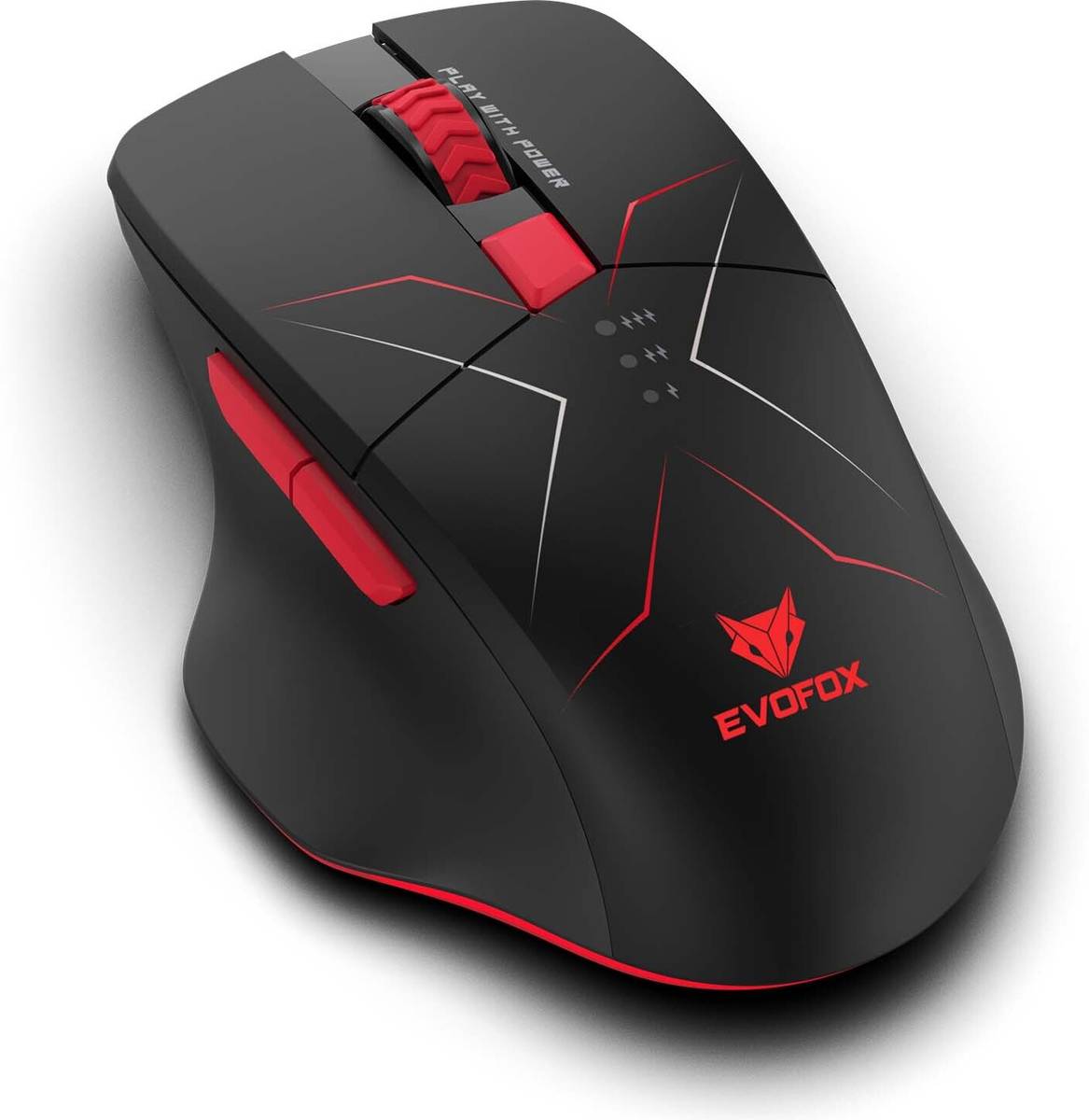 Shadow X Pro Wireless Ergonomic Optical  Gaming Mouse Tri-Mode 6400 DPI, 6 Programmable Buttons, Rechargeable With Bluetooth — photo 6