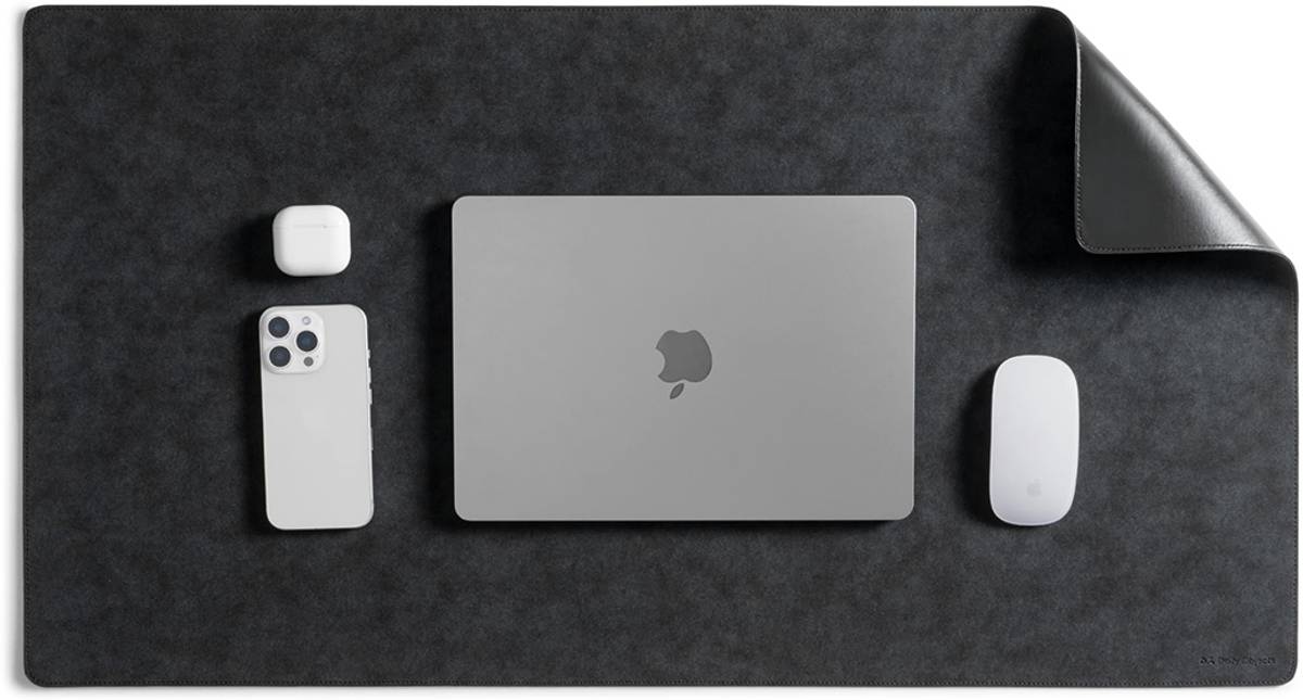 DailyObjects REVRSAL-DSK-MATT-BLK Non Slip Base Dual Sided Mousepad — photo 6
