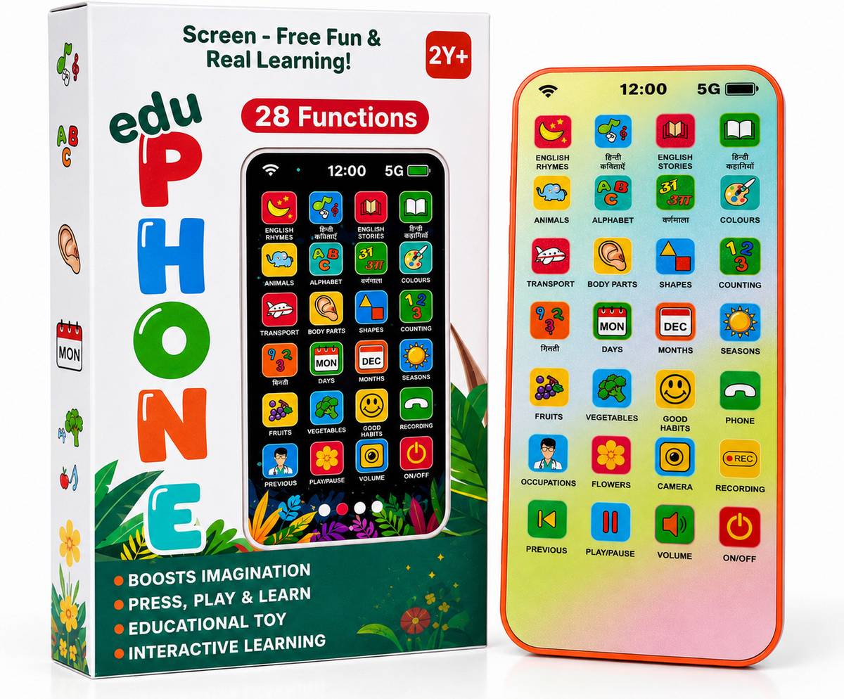 Educational Rechargeable Phone Toy for Kids 2-12 Years Musical Mobile Toys Baby — photo 4