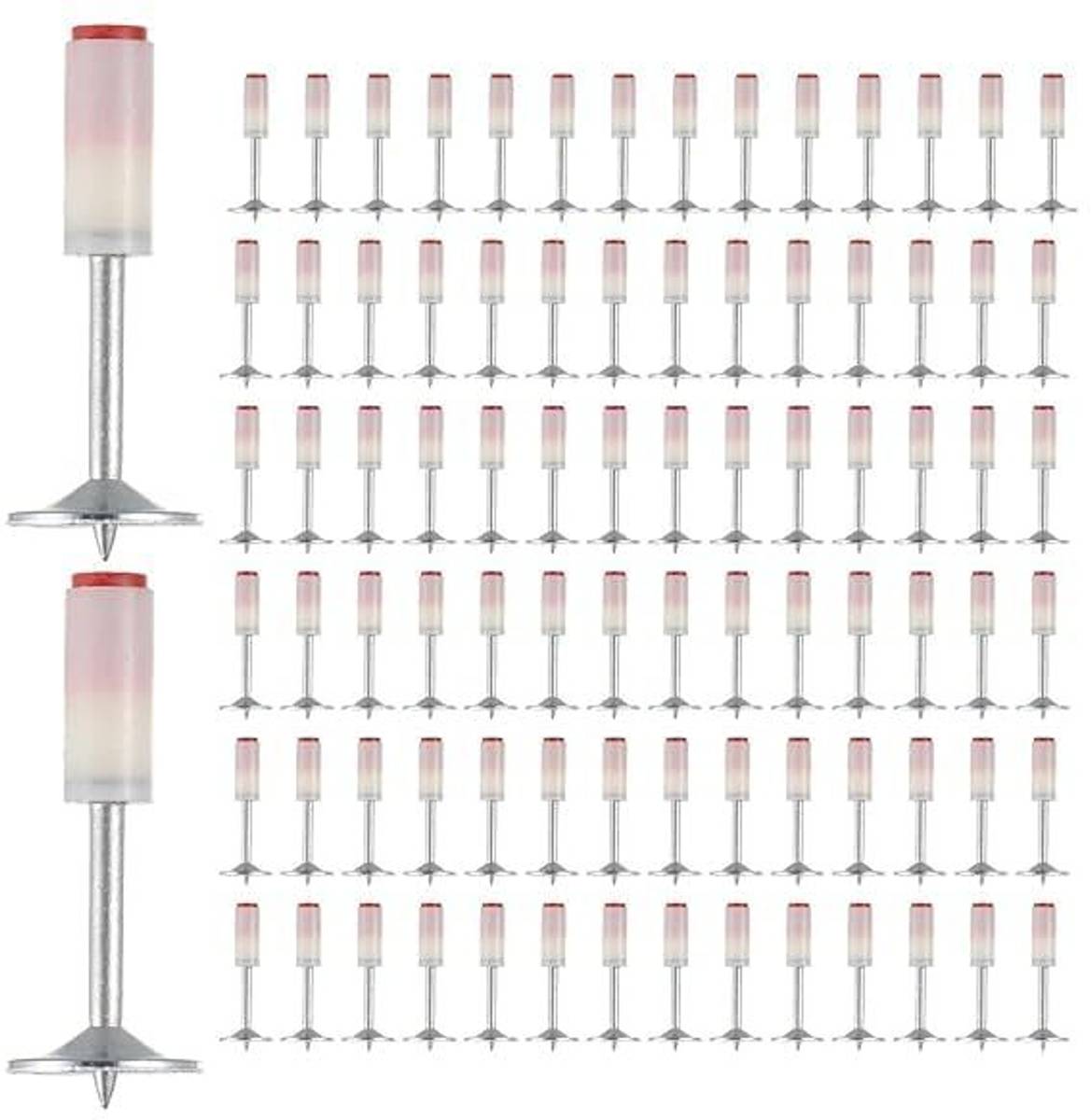 JiyanEcommerce Manual Nail Gun – Wall Fixing 7.3mm Cordless Nailer Round Head Steel Nails 7.3mm 200PCS Cordless  Nailer — photo 6