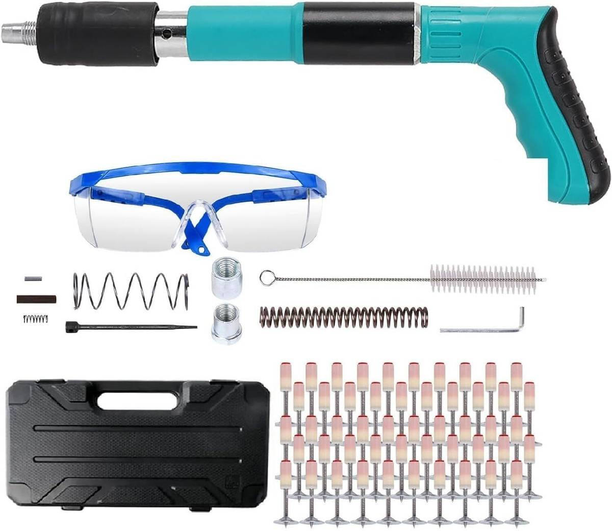 BALAJI ENTERPRISE Manual Steel Nail Gun Tool 30pcs Nails Wall Fastening Tool For Cement Concrete Heavy Duty Fast Hitting Rivet Gun — photo 6