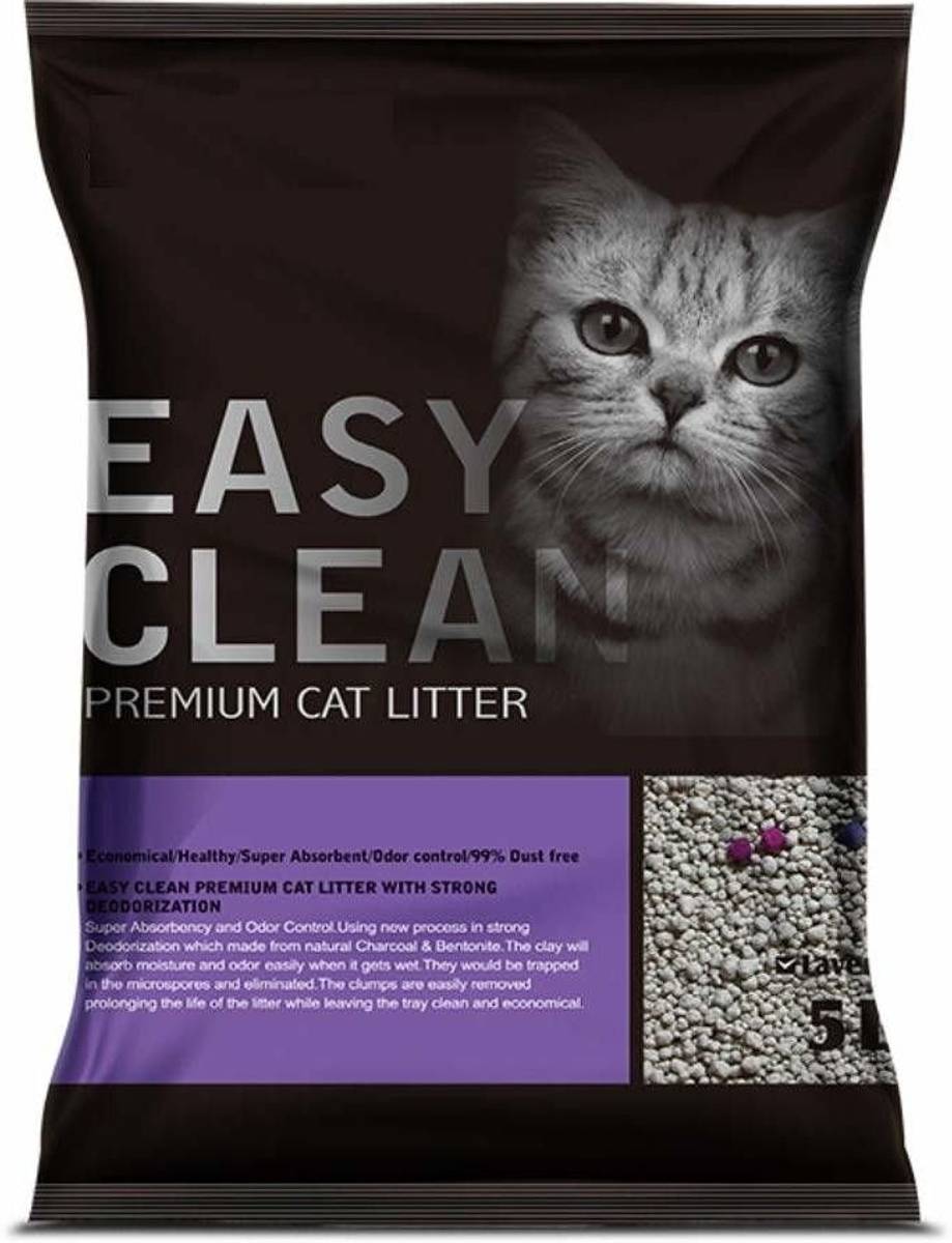 Emily Pets Fresh Scented Bentonite Cat Litter (Lavender, 5 L) Pet Litter Tray Refill — photo 6