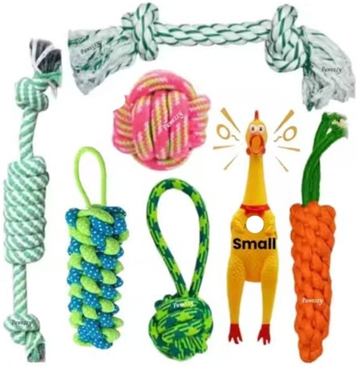 XAVTRA 001 Cotton, Polyester Ball, Squeaky Toy, Tough Toy, Plush Toy, Training Aid, Chew Toy, Rubber Toy, Soft Toy For Dog & Cat — photo 2