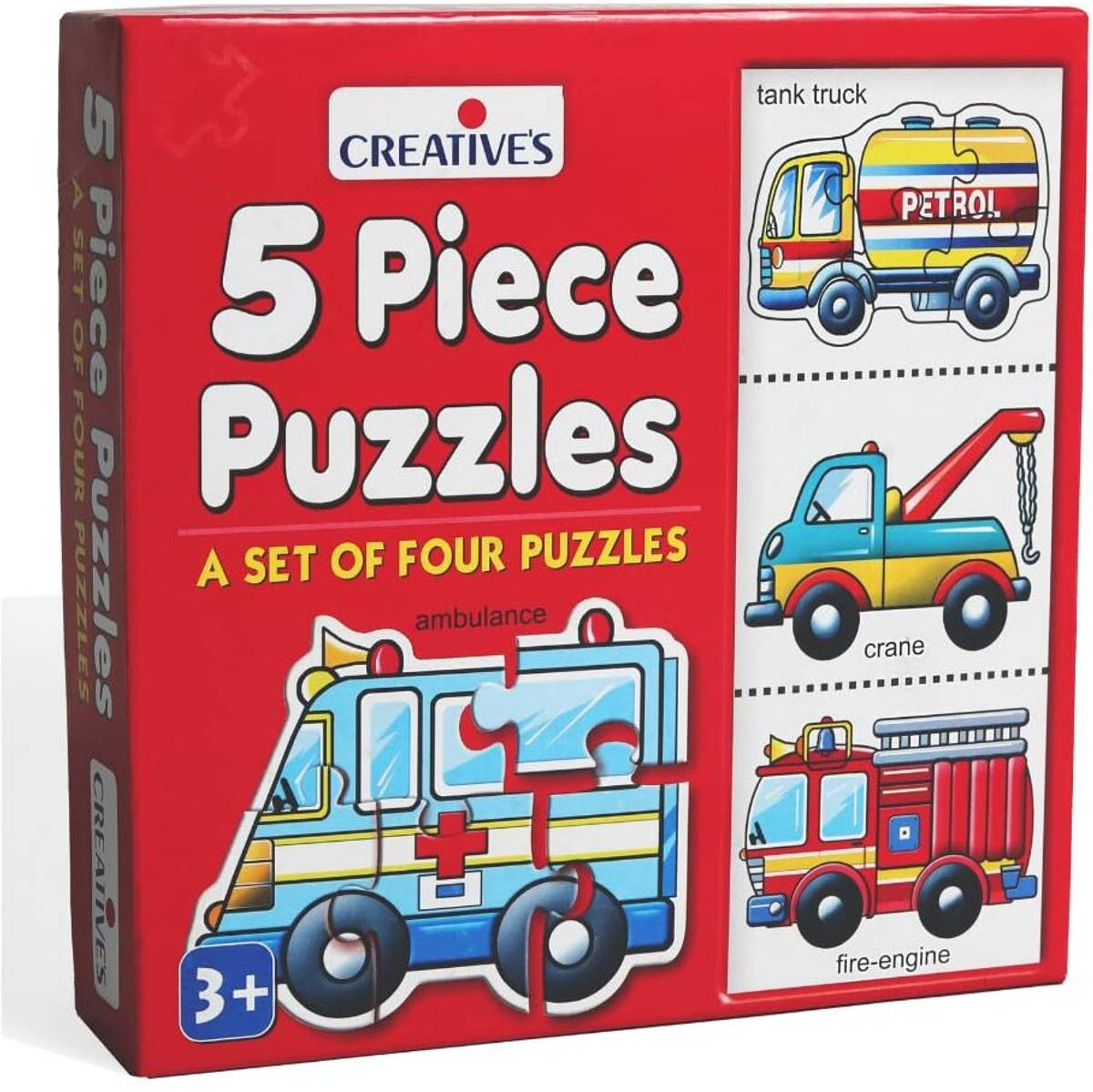 Creatives Creative’s 5 Piece Puzzles Vehicles Learning Toy Kids Education puzzles Ages 3+ — photo 6