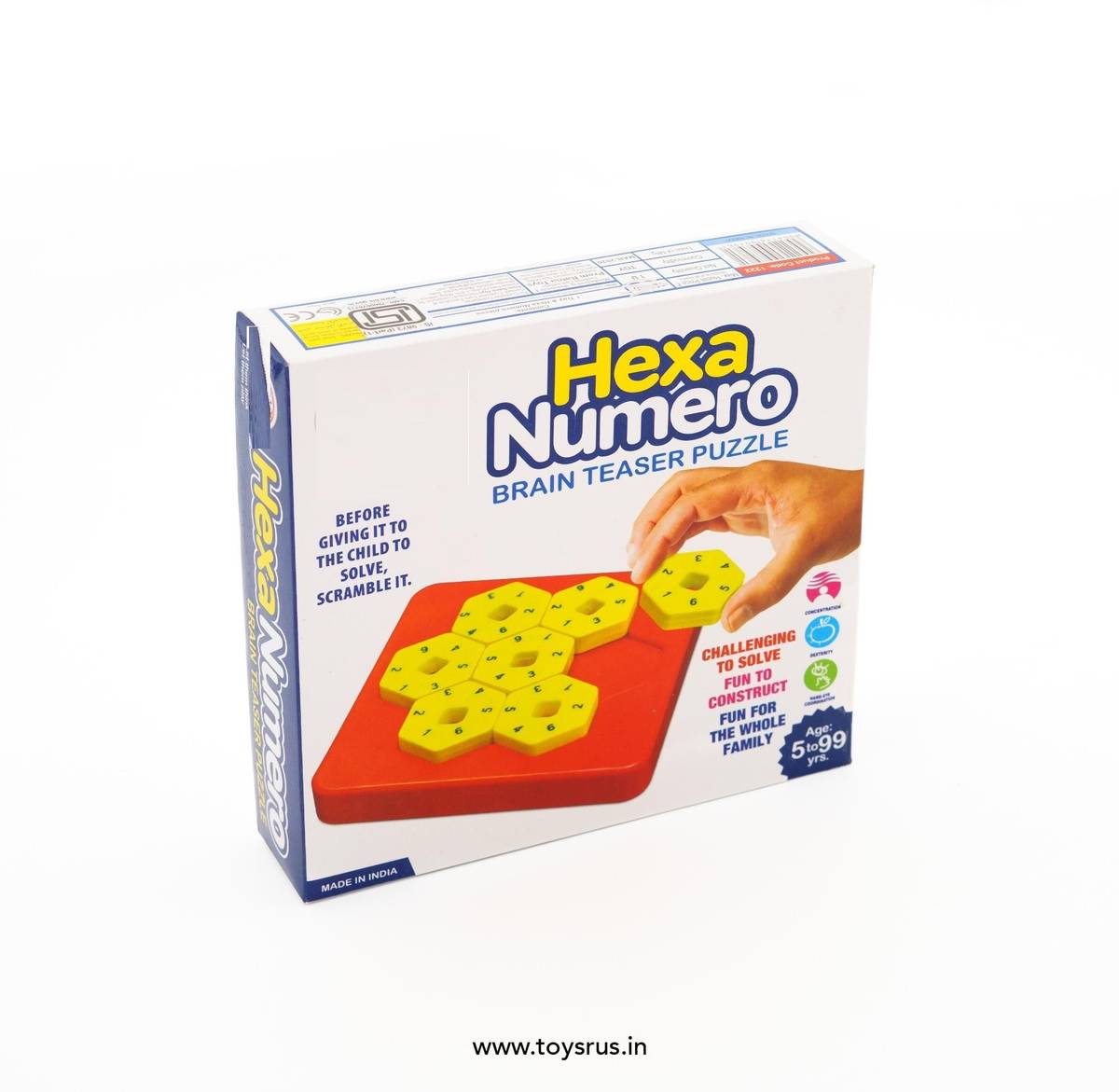 zokato Hexa Numero Brain Teaser Puzzle For Ages 5 Years & Above — photo 5