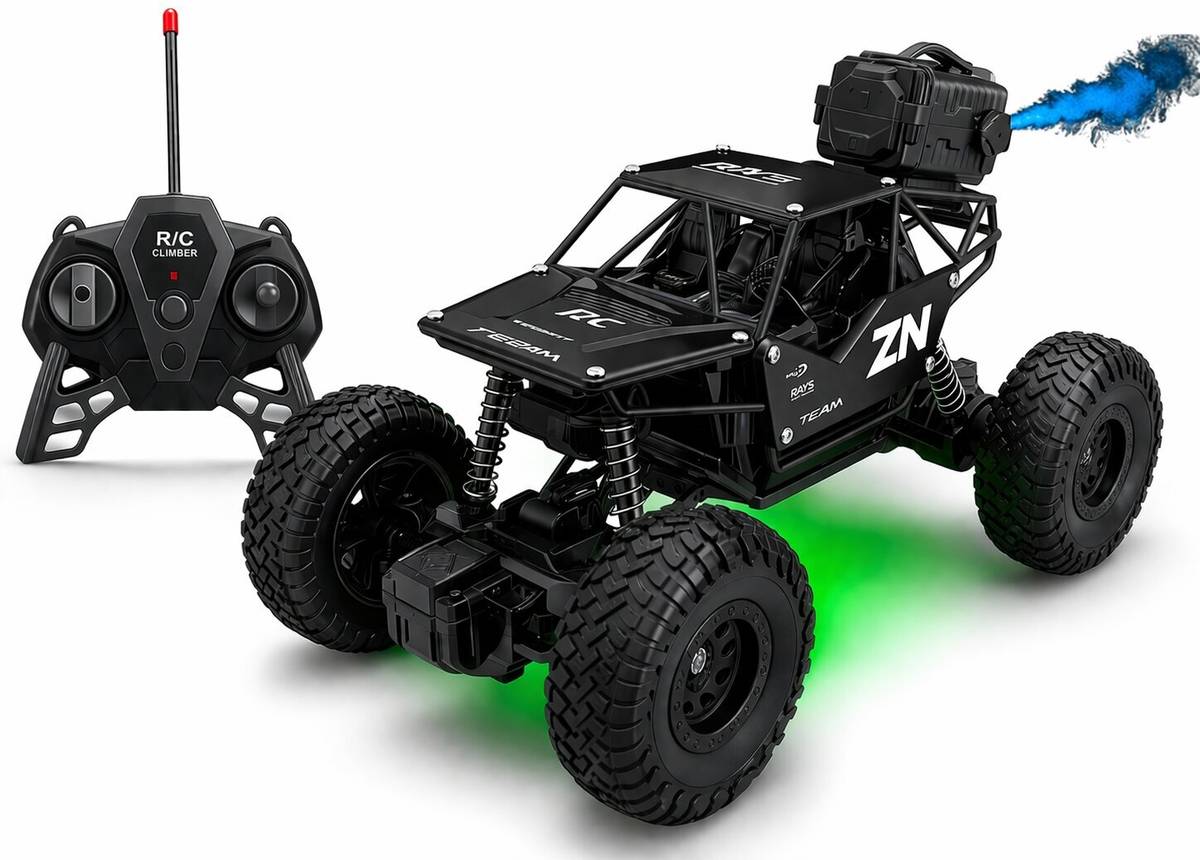 ZUNBELLA 4WD Remote Control Rock Crawler for Kids with Smoke Effect — photo 6