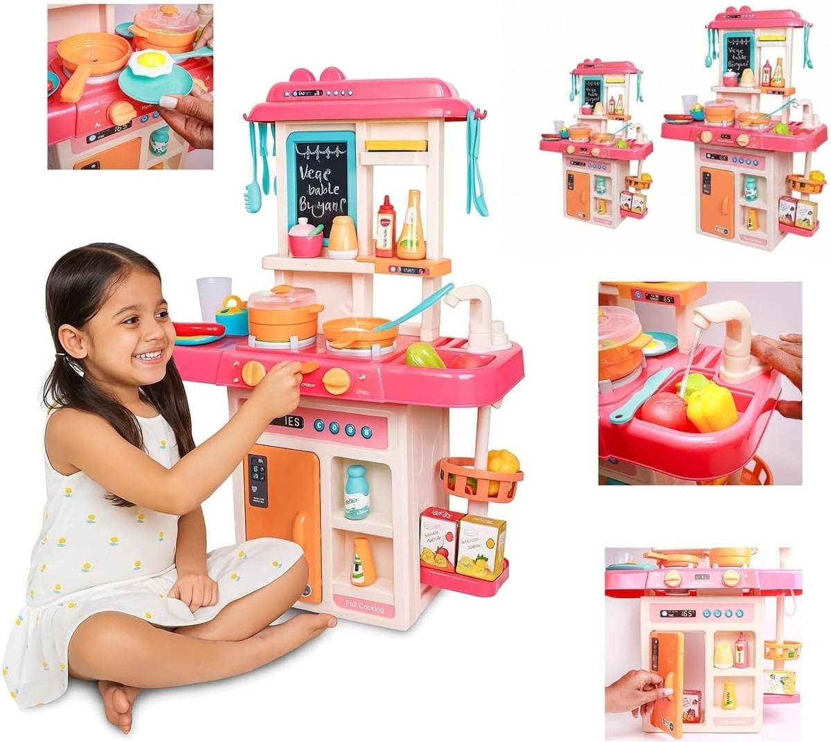 Kitchen-Play Set Toy for Kids Girls-42 Pcs — photo 6