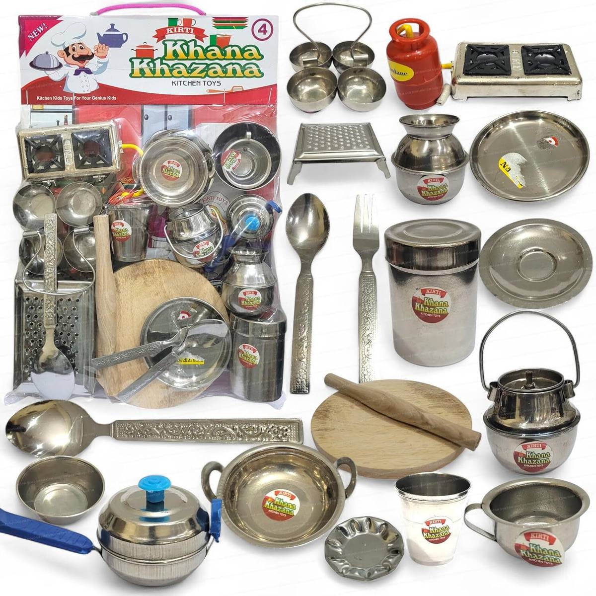 Steel Kitchen Set Toys for Kids — photo 6