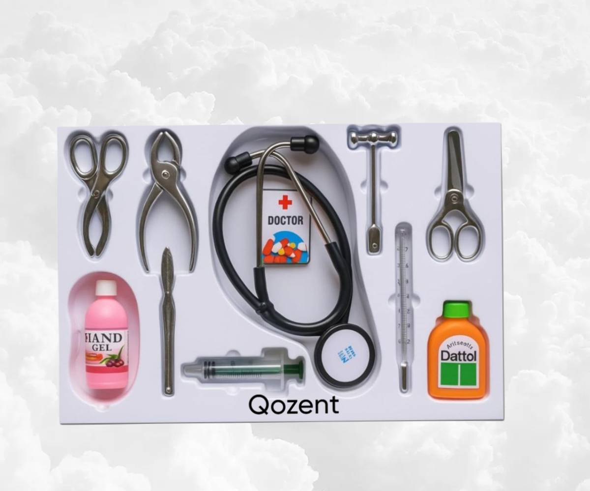 Qozent loving toys Doctor Kit Toys for Kids Q5 Pretend Doctor Play Set — photo 4