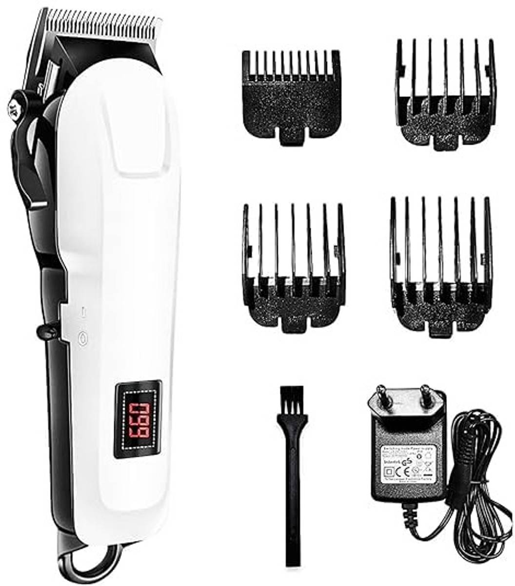Professional Rechargeable & Cordless: 120 Minutes Runtime Digital Hair Clipper  Shaver For Men — photo 6