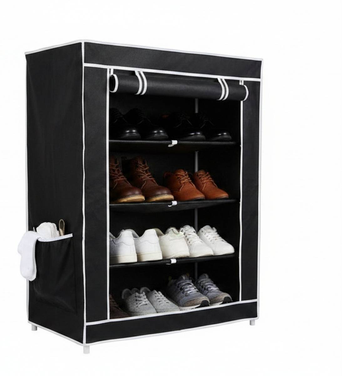 SoraChi A4 Black Plastic Shoe Stand — photo 6