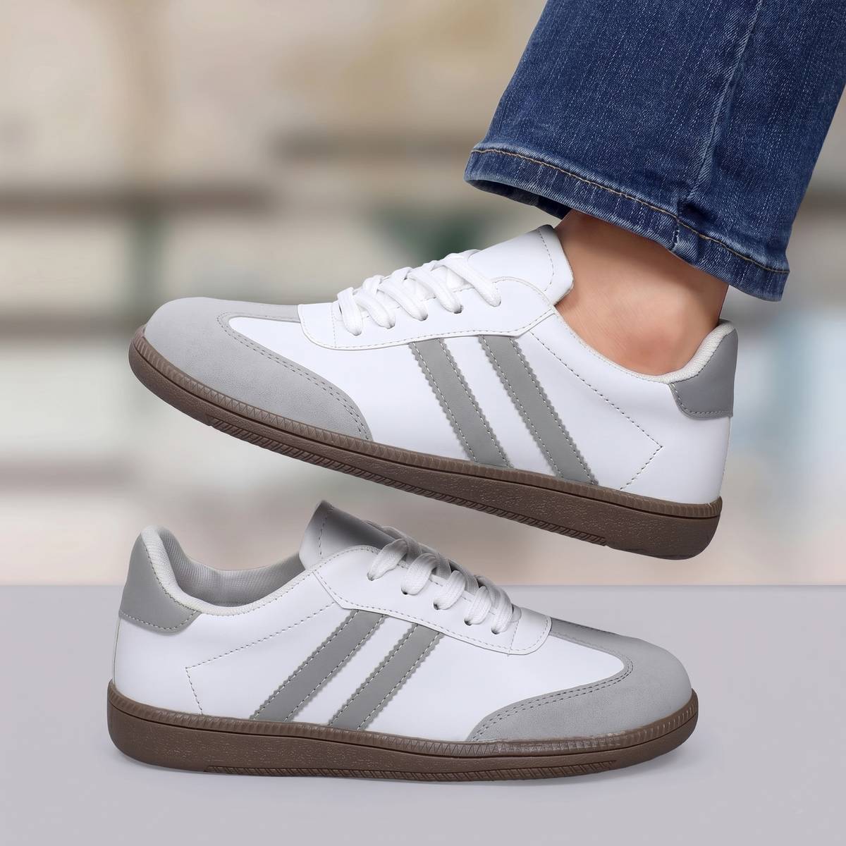 overstar Women's Everyday Comfort Lace-Up Sneakers Sneakers For Women — photo 6