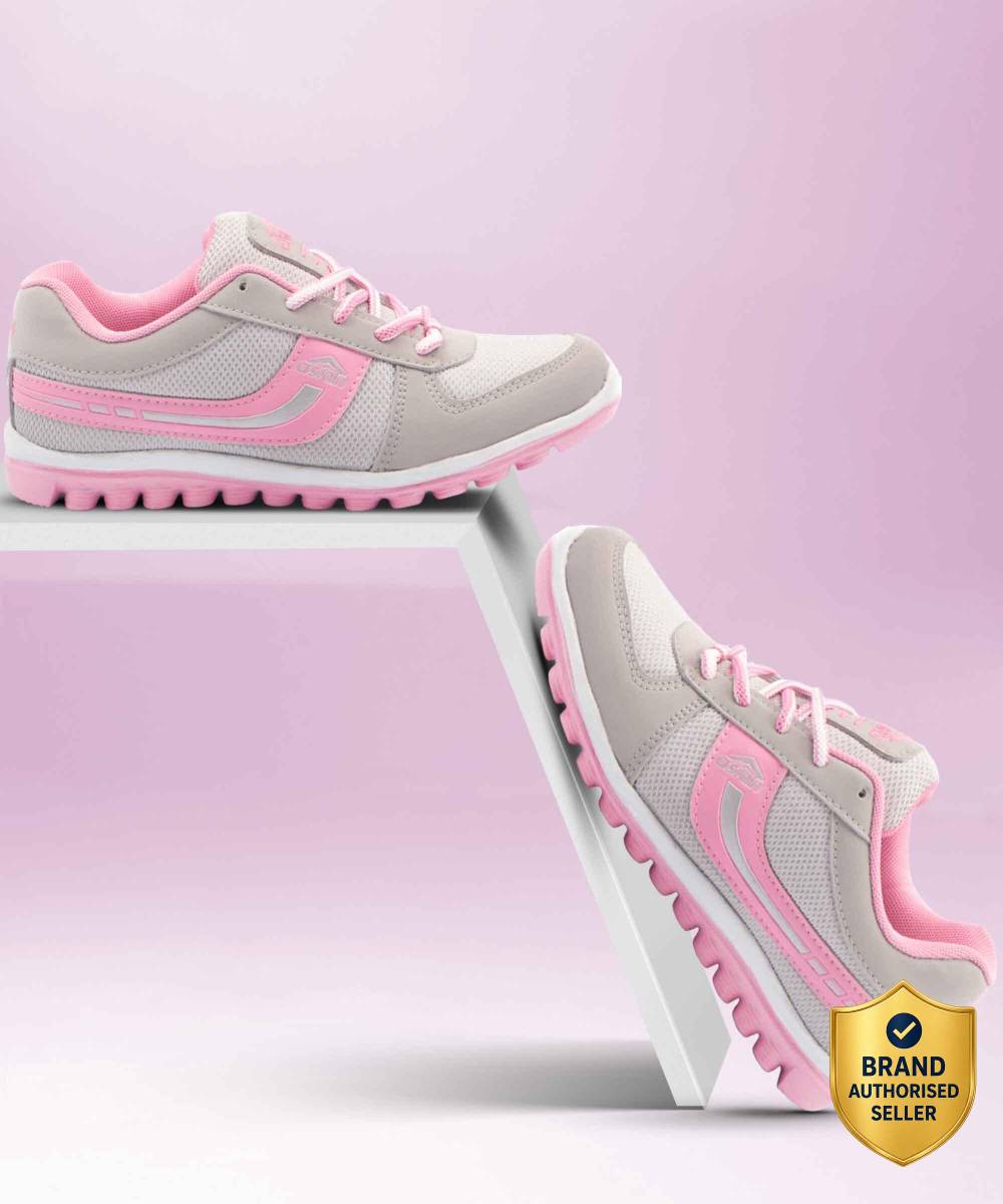 asian Cute sports shoes for women | Running shoes for girls stylish latest design new fashion | casual sneakers for ladies | Lace up Lightweight pink shoes for jogging, walking, gym & party Running — photo 6