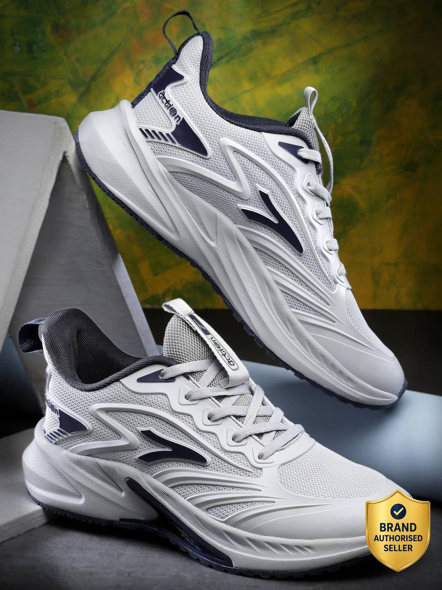 action Athleo N-802 Lightweight Comfortable Trendy Breathable Sports Lace-Up Running Shoes For Men — photo 6